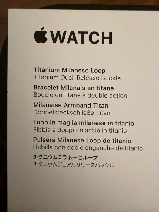 Vendo Apple Watch Ultra 2 49mm Black Titanium c TitaniumMilanese Loop