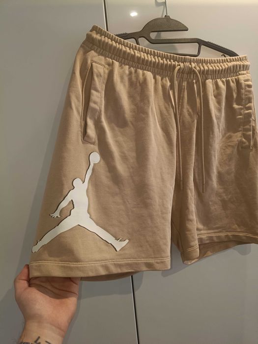 Nike Jordan beżowe spodenki szorty premium streetwear nowe