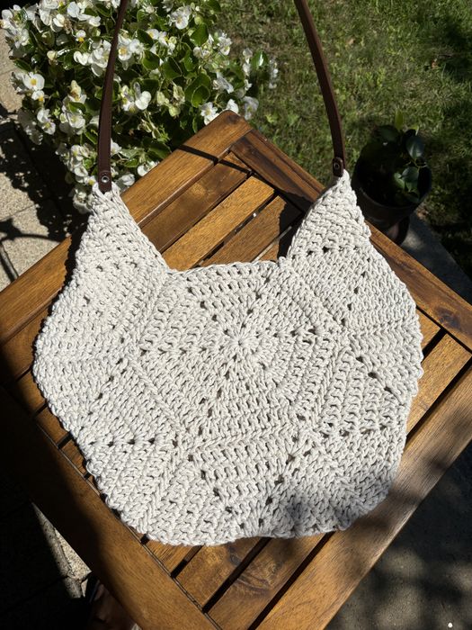 Torebka EKO ze sznurka rękodzieło