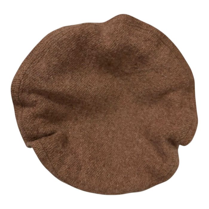 Boné de inverno Cap Chapéu Pakol 100% feito à mão (marrom enferrujado)