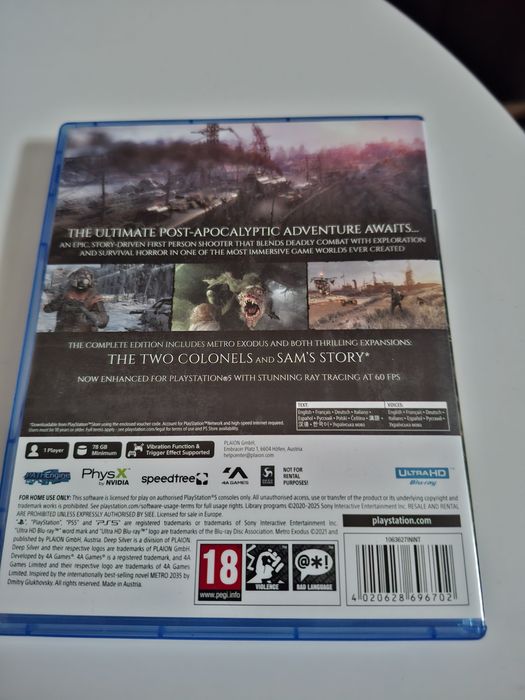 Gra metro na ps5