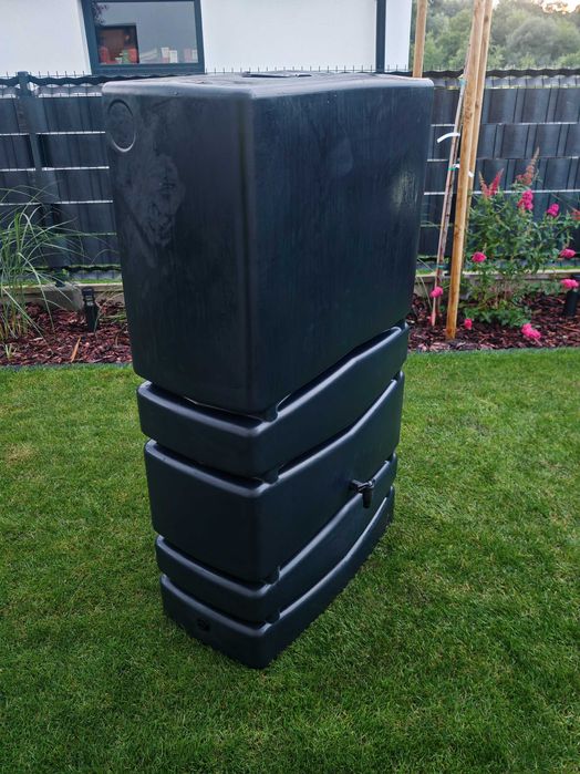 Zbiornik na deszczówkę Prosperplast Aqua tower 350l IDTC350 (antracyt)