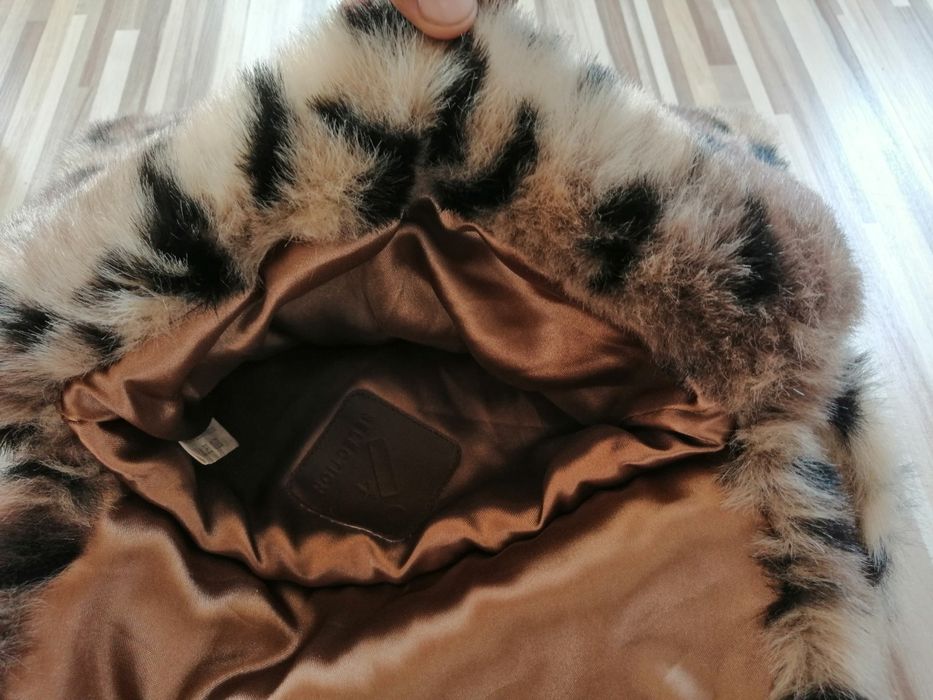 Torebka damska futrzana panterka