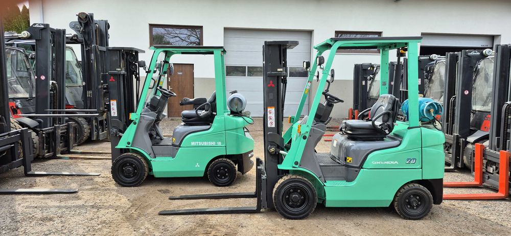 Wózek Widłowy MITSUBISHI FG18/FG20 - Rok 2019 - Triplex 4.70m - Tylko 2070 mth - Stan BDB
