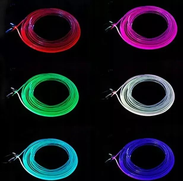 ŚWIATŁOWÓD LED RGB do samochodu-zestaw ambient. LED do Auta