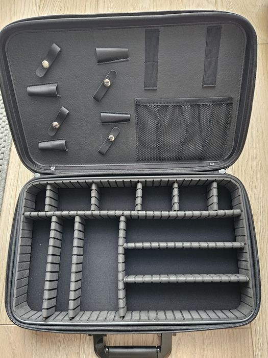 Walizka organizer na przybory barbera,  kosmetyki  duża  NOWA