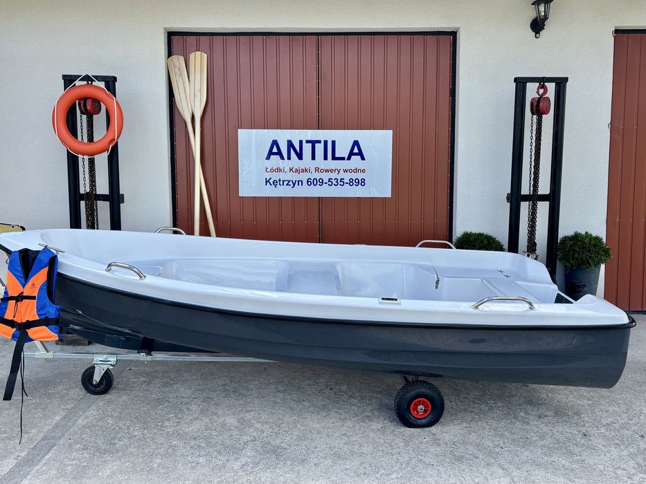 Łódka Delfin 360 certyfikat CE Raty Transport
