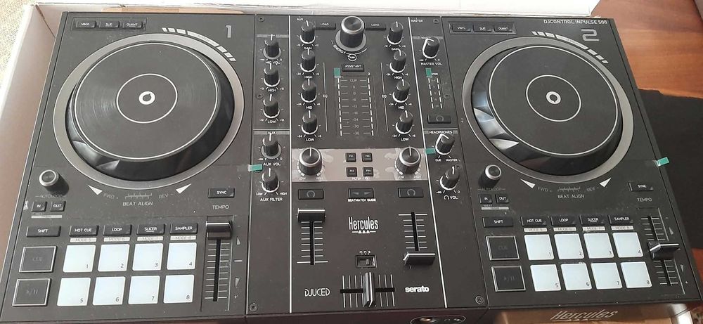 Hercules DJControl Inpulse 500 – Como Nova (Na Caixa e com Películas)