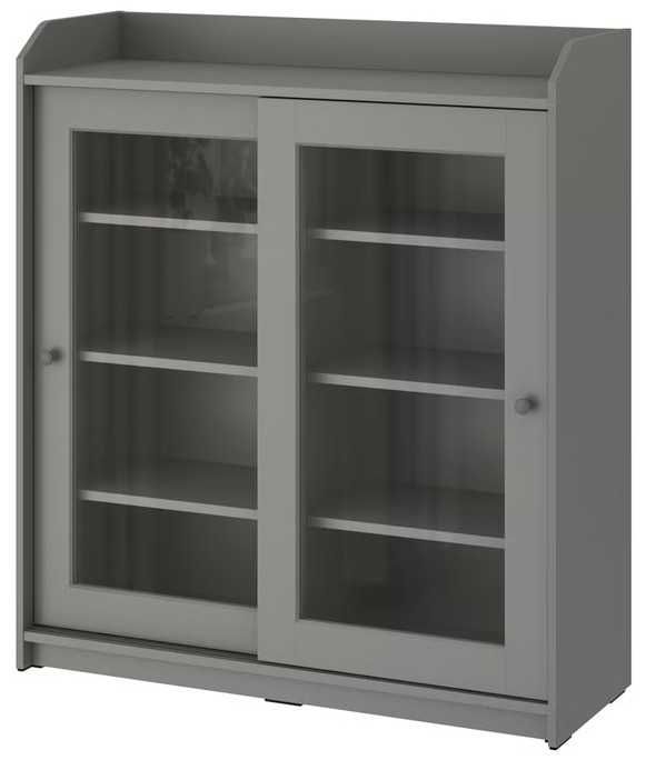 witryna / kredens HAUGA Ikea szara