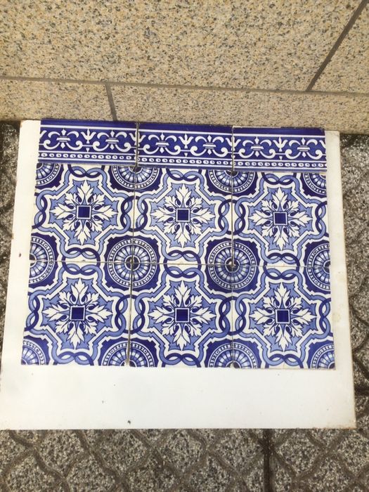 Azulejo antigo séc.XIX(fábrica carvalhinho/porto)