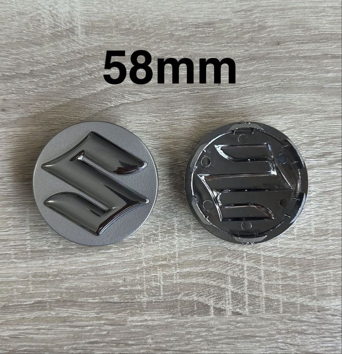 Conjunto Centros Tampas Jantes Suzuki 54mm 56mm 58mm 60mm 65mm 68mm 75mm