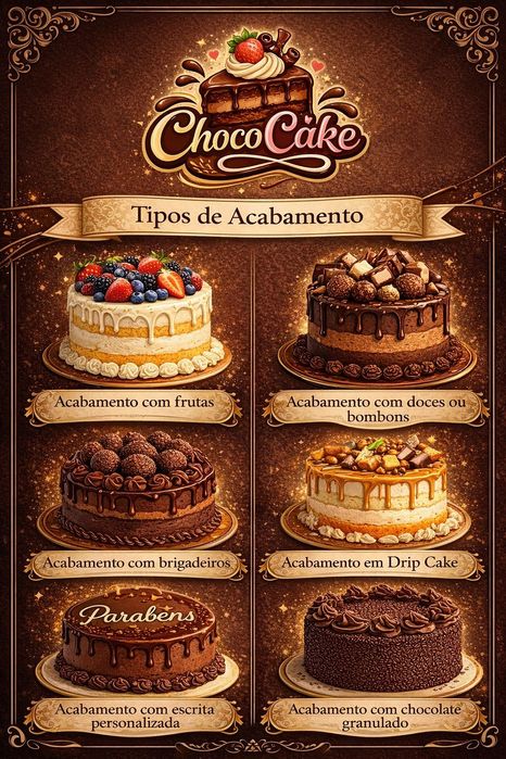 Faço bolos por encomendas