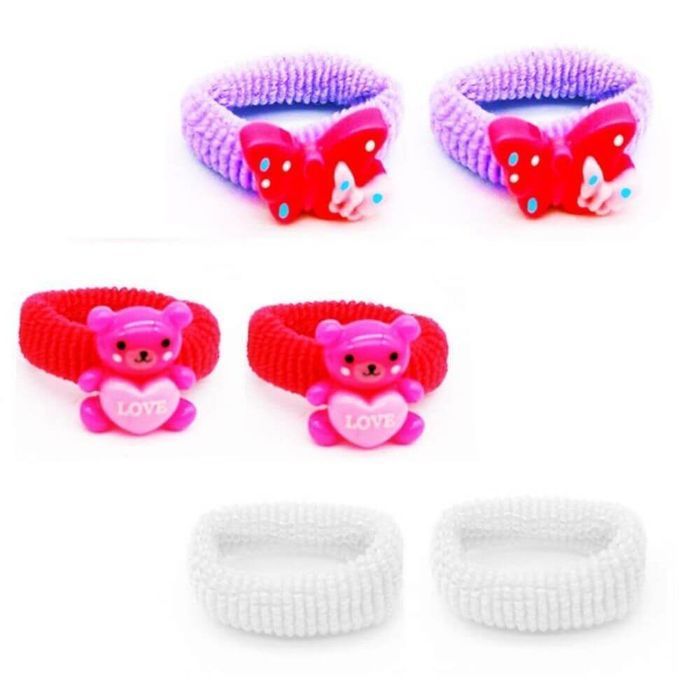 Gumki Do Włosów Gumka Akcesoria Dla Dzieci Zestaw Gumek Frotka - Zebra