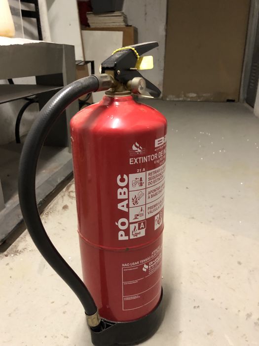 Extintor de incendios para loja