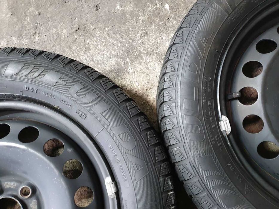 Felgi stalowe koła VW Skoda Seat R15 5x100 opony zimowe 185/65R15 5,5mm