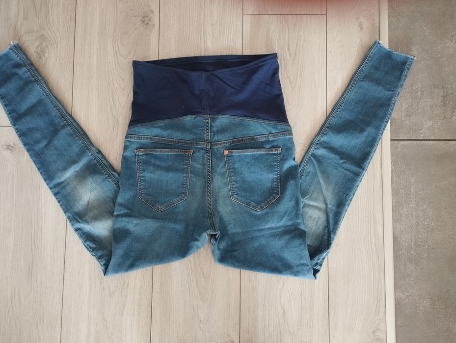 Spodnie ciążowe imitacja jeansów