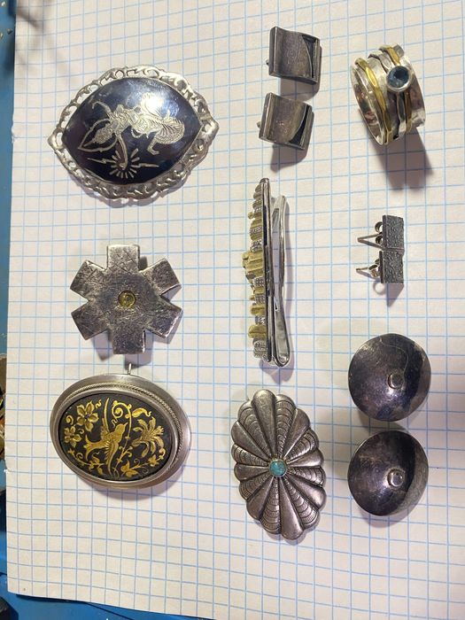 Срібні  прикраси