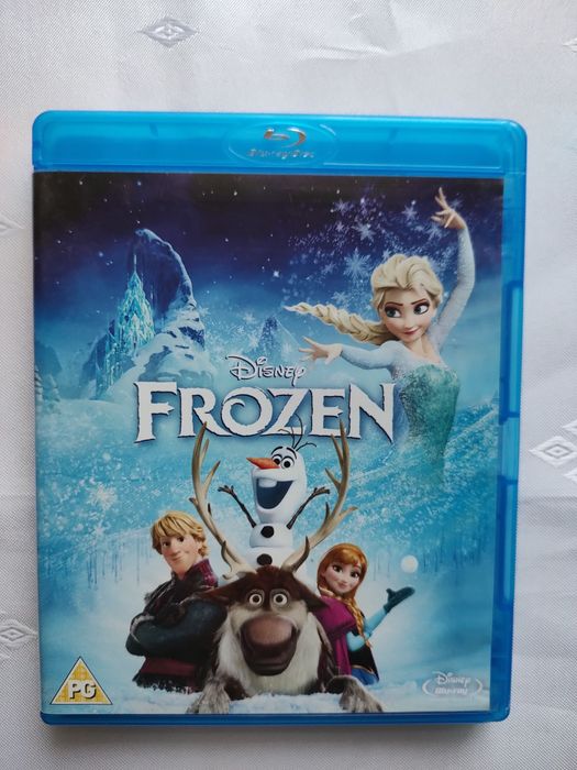 Frozen baśń  blu-ray j.angielski i hiszpanski