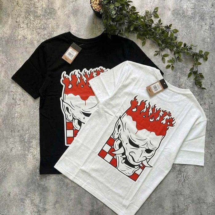 Футболка MANTO Diablo • Чорна / Біла •  XS - XXL