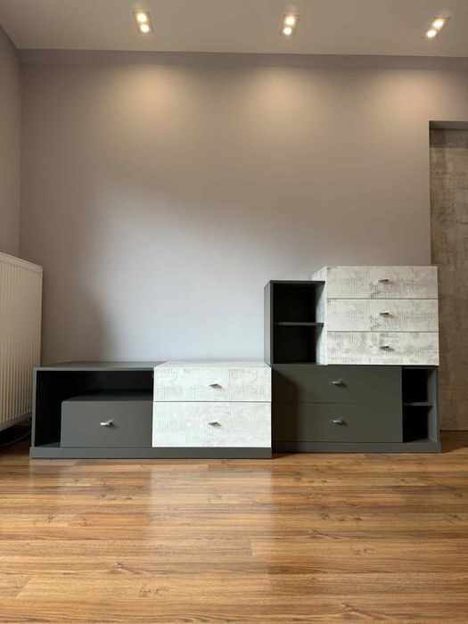 Zestaw mebli tablo grafit/enigma