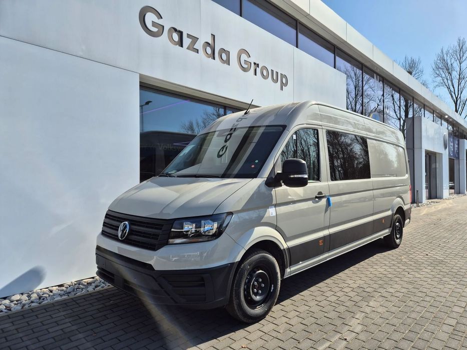 Volkswagen Crafter  brygadówka 7 miejsc kamera, fotel amortyzowany!