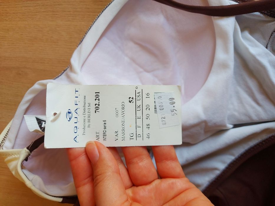 Fato de banho castanho XL