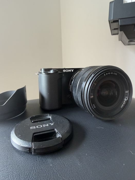 Camara Sony ZVE 10, lente 10-18mm f/4 sony