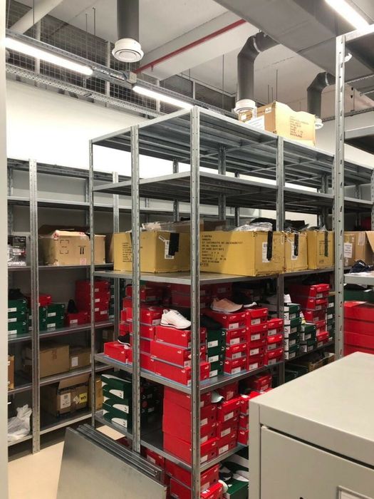 Стелаж БУ, палетні полочні, Паллетные стелажи БУ, Полочные стелажи БУ