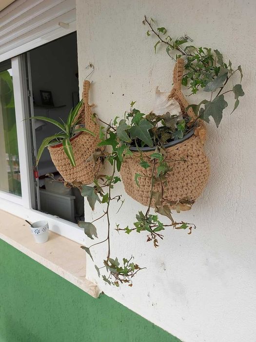 Zestaw 3 wiszących koszy na owoce do zawieszenia dekoracja do kuchni