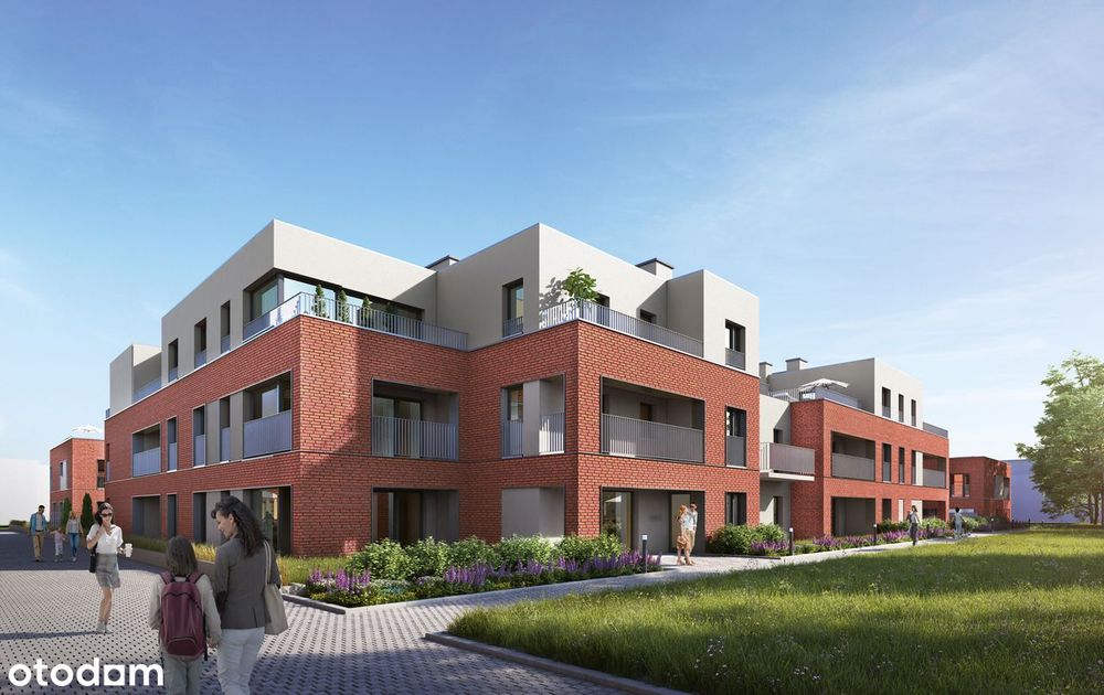 2-pokojowe mieszkanie 45m2 + ogródek