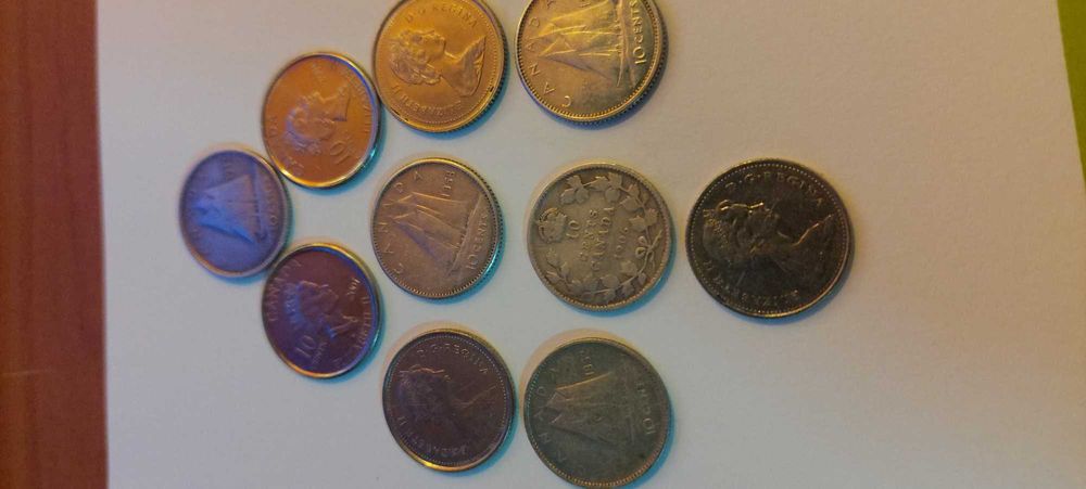 Coleção de moedas do Canadá