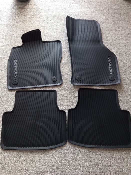 Oryginalne Dywaniki welurowe gumowe Kodiaq 2 Suberb 4 Octavia 4 Seat Arona