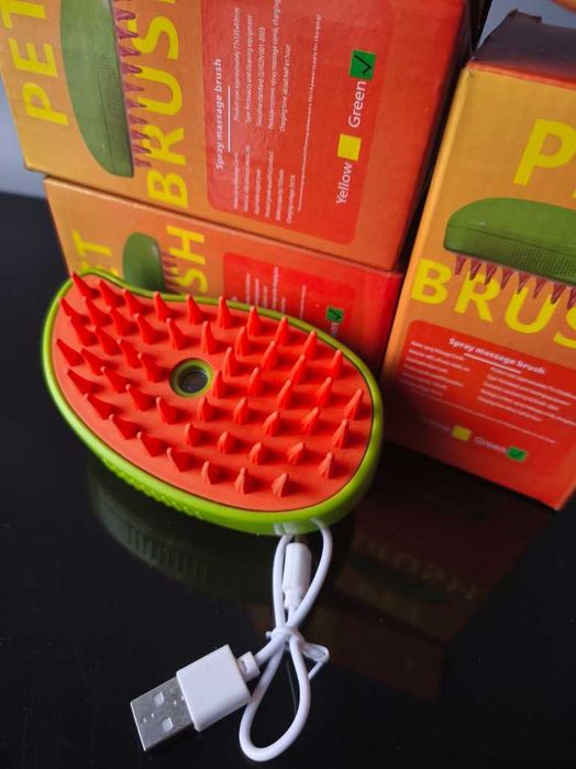 Okazja Nowa Szczotka parowa dla zwierząt kota psa do sierści