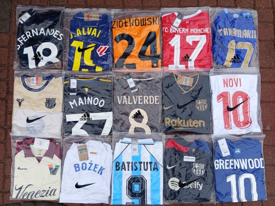 Koszulki piłkarskie S M L XL 2XL