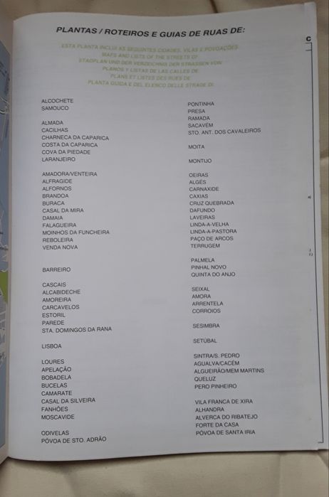 Livro: Planta - Roteiro da Grande Lisboa