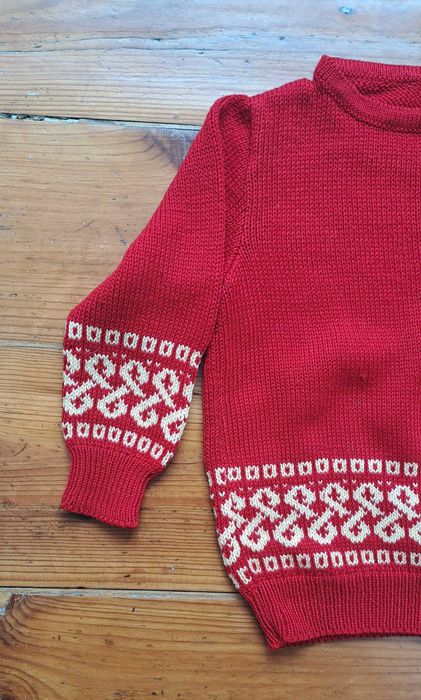 Camisola malha vintage 5 anos