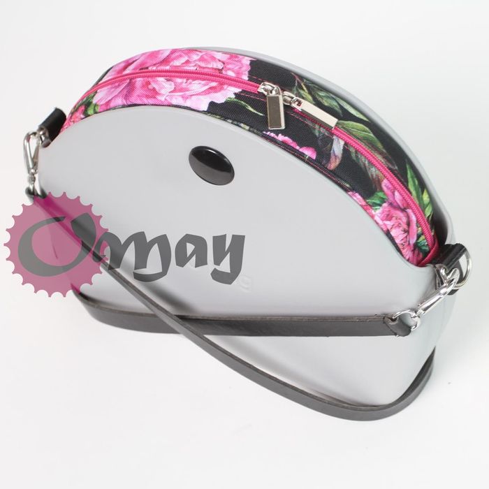 organizer OBAG MOON LIGHT kwiaty piwonie róż 2 kieszenie wkład OMAY