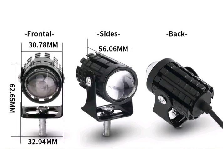 Farol auxiliar para moto
