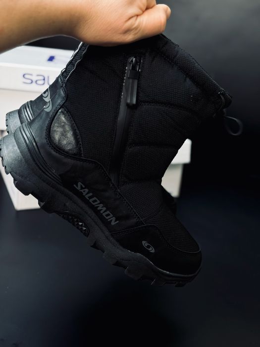 Мужские Дутики Salomon / Самая теплая обувь на зиму / Саламон Дутиши