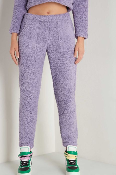 Женские флисовые , из шерпы теплые штаны (брюки) , размер С