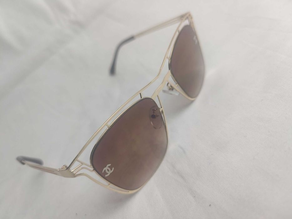 Okulary przeciwsłoneczne Christian Dior srebrne premium