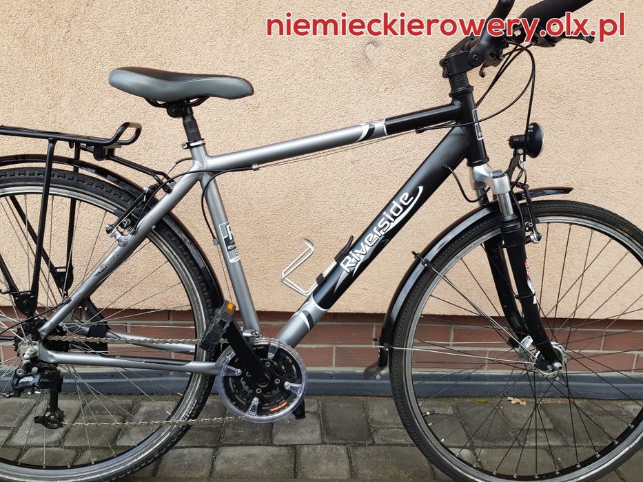 Rower męski trekkingowy RIVERSIDE koła 28 SHIMANO DEORE aluminium