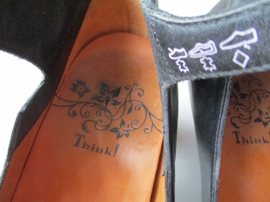 Кожаные туфельки Финк