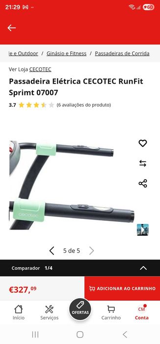Passadeira Eletrica RunFit