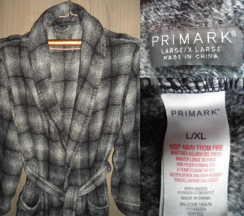 халат флисовый размер S/M L/XL