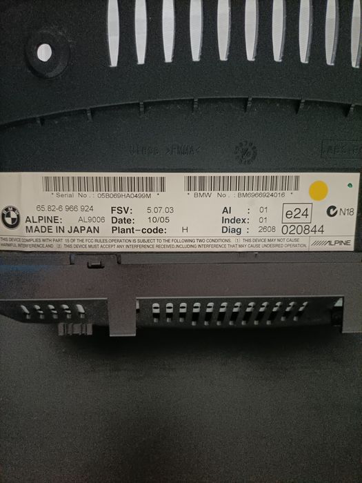 Monitor/ Visor BMW