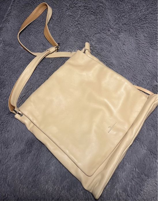 Mala bolsa em pele genuína, completamente nova, da marca BrunoRossi.
