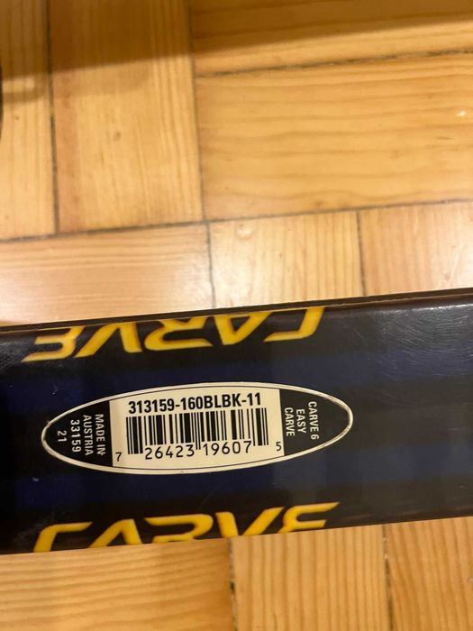 Skis Head 160 CARVE + Bastões +Saco de transporte