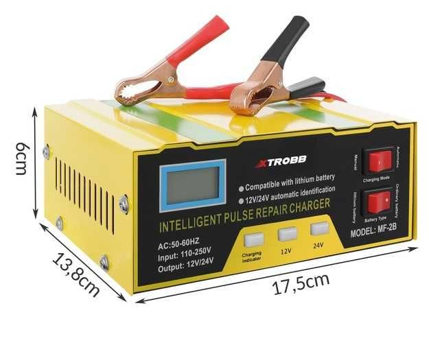 NOWY!! Prostownik do akumulatora 12V/24V