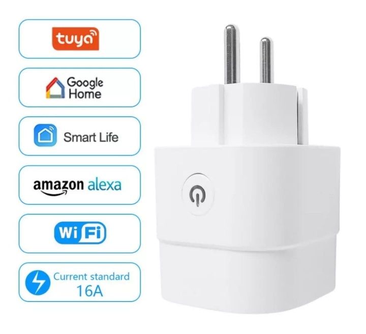 Smart умная wi-fi розетка TUYA 20A